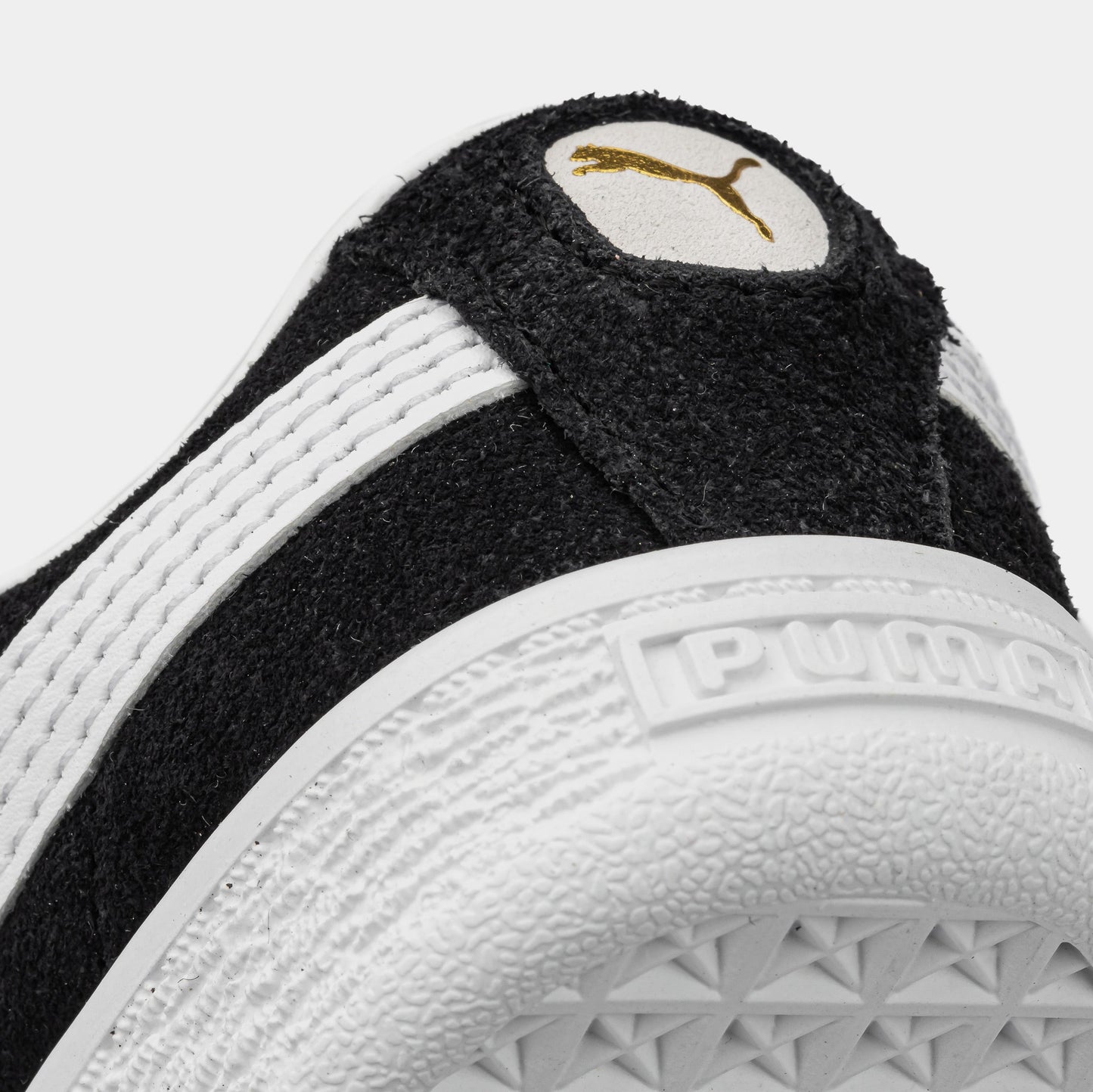 Suede XL Infant Toddler Lifestyle Shoes (Black/White)