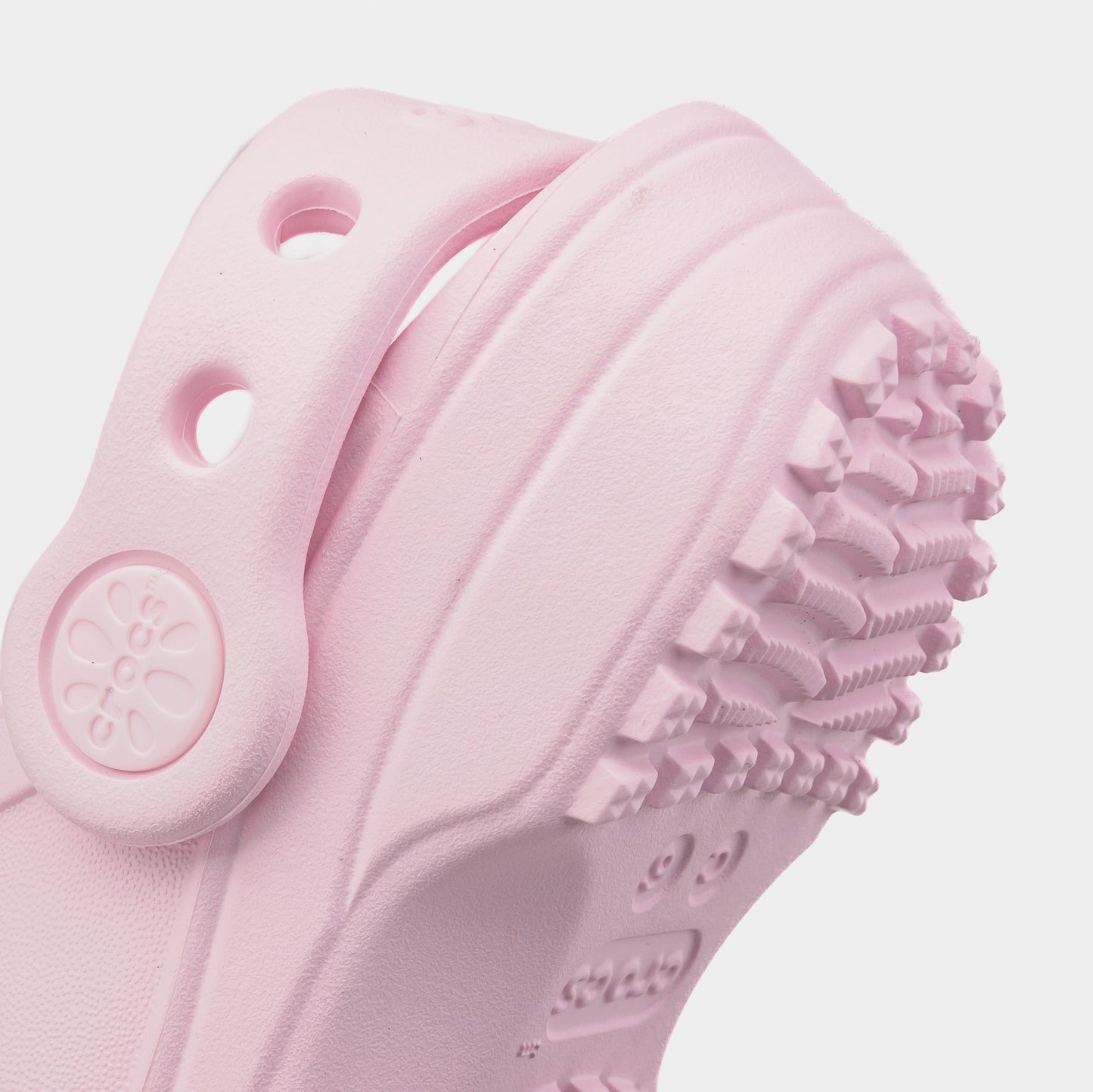 Classic Clog Floral Cut Out Infant Toddler Sandals (Pink)