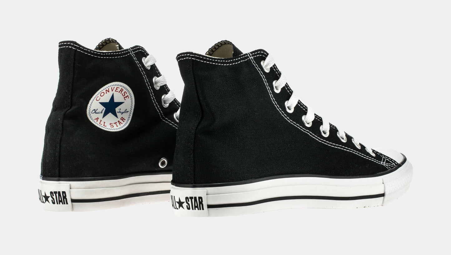 Chuck Taylor All Star Classic Colors High Solid Canvas Mens Lifestyle Shoes (Black)