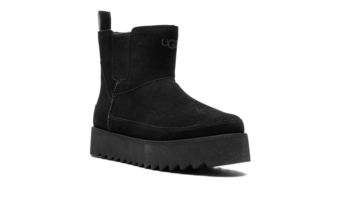 WMNS Chelsea Platform Mini "Black Suede" 1158051 BLK