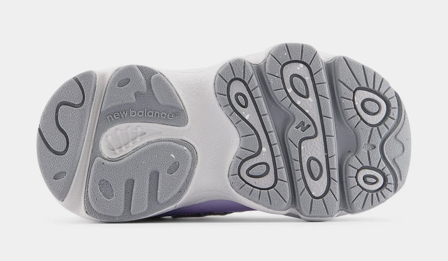1000 Bungee Lace Infant Toddler Running Shoes (Lavender/Light Silver)