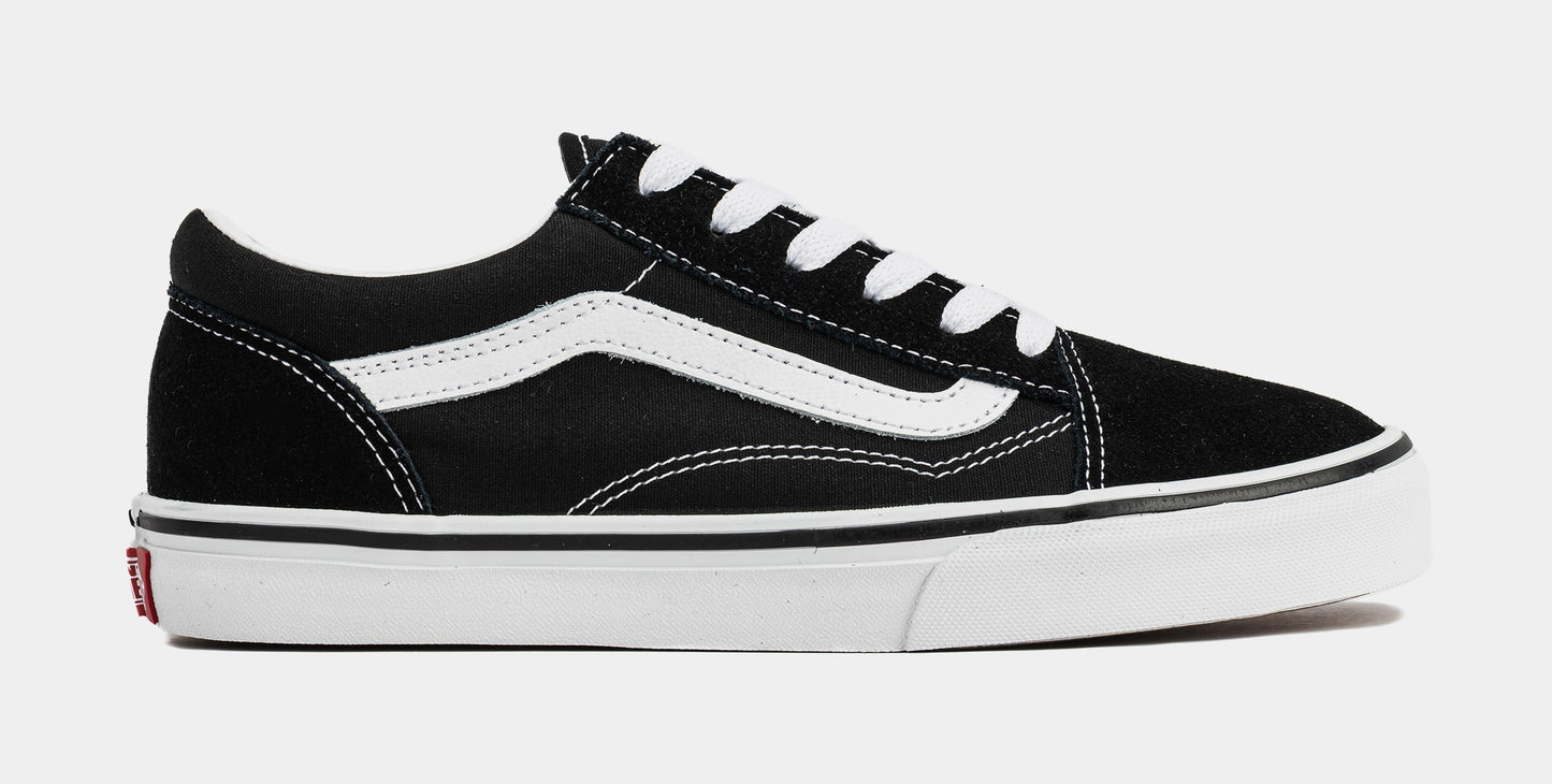 Old Skool Grade School Lifestyle Shoes (Black/White)