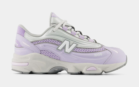 1000 Grade School Running Shoes (Bright Lavender/Silver Metallic)