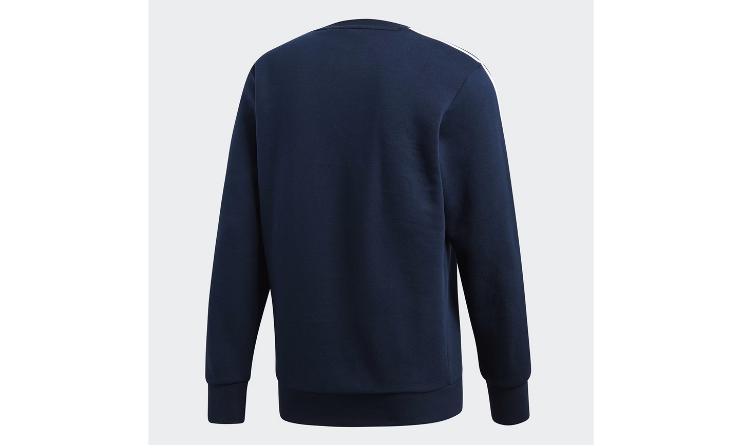 Essentials 3-Stripes Crew Sweatshirt "Collegiate Navy / White" BQ9644