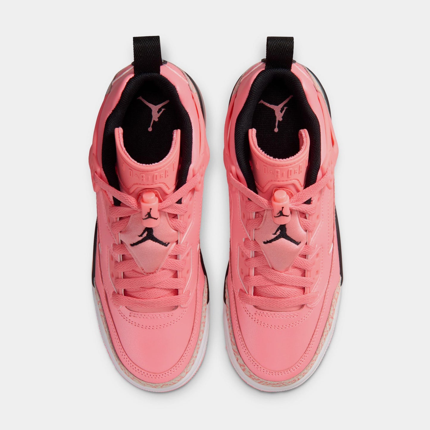 Spizike Low Grade School Basketball Shoes (Pink Gaze/Pink Gaze/White/Black)