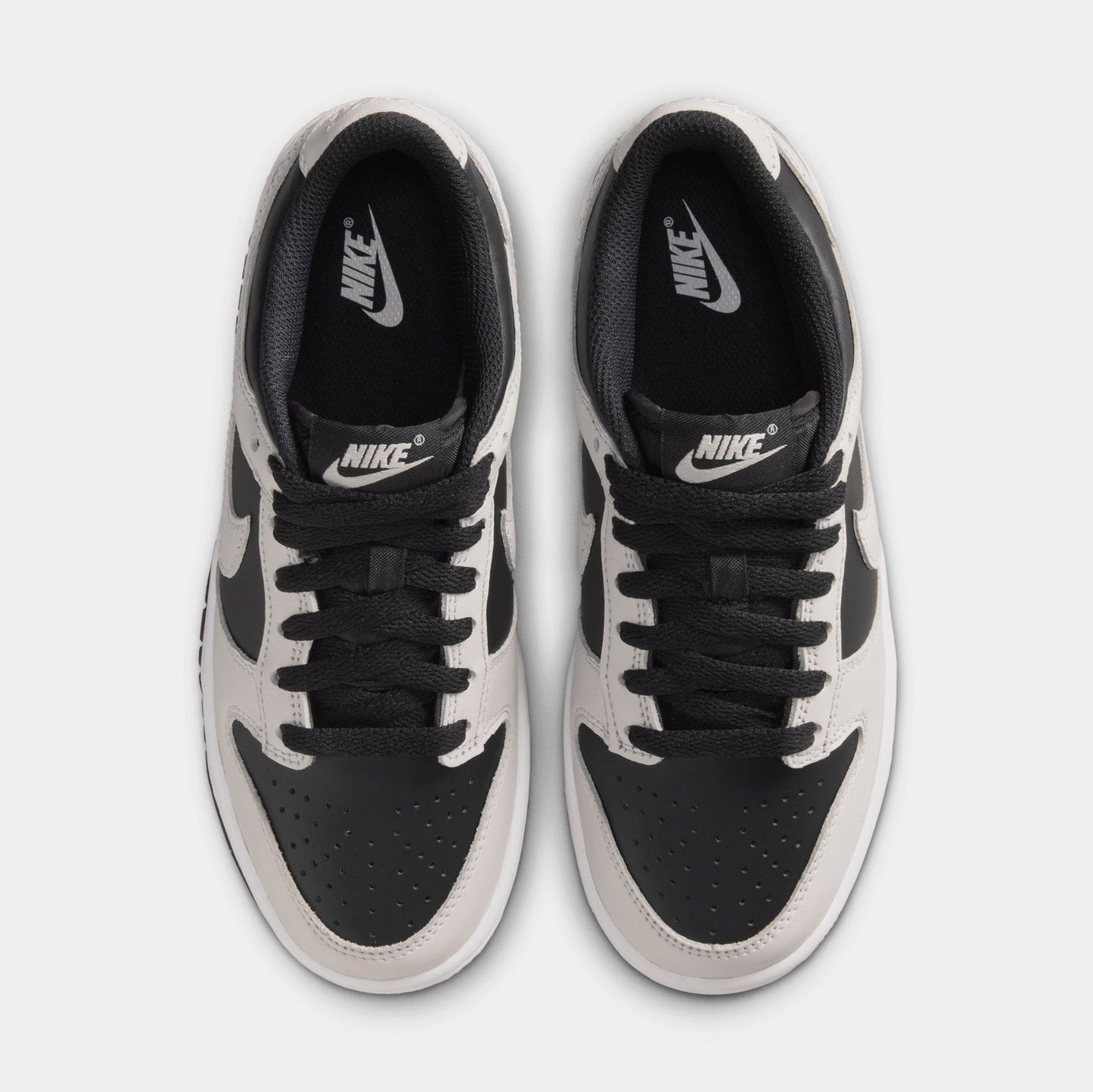 Dunk Low Grade School Lifestyle Shoes (Black/Platinum Tint/White)