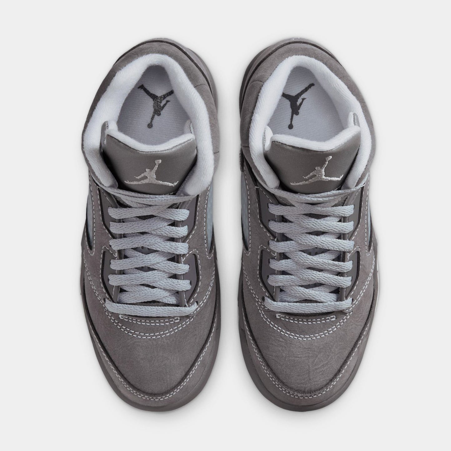 Air Jordan 5 Retro Wolf Grey Preschool Lifestyle Shoes (Light Graphite/White/Wolf Grey)