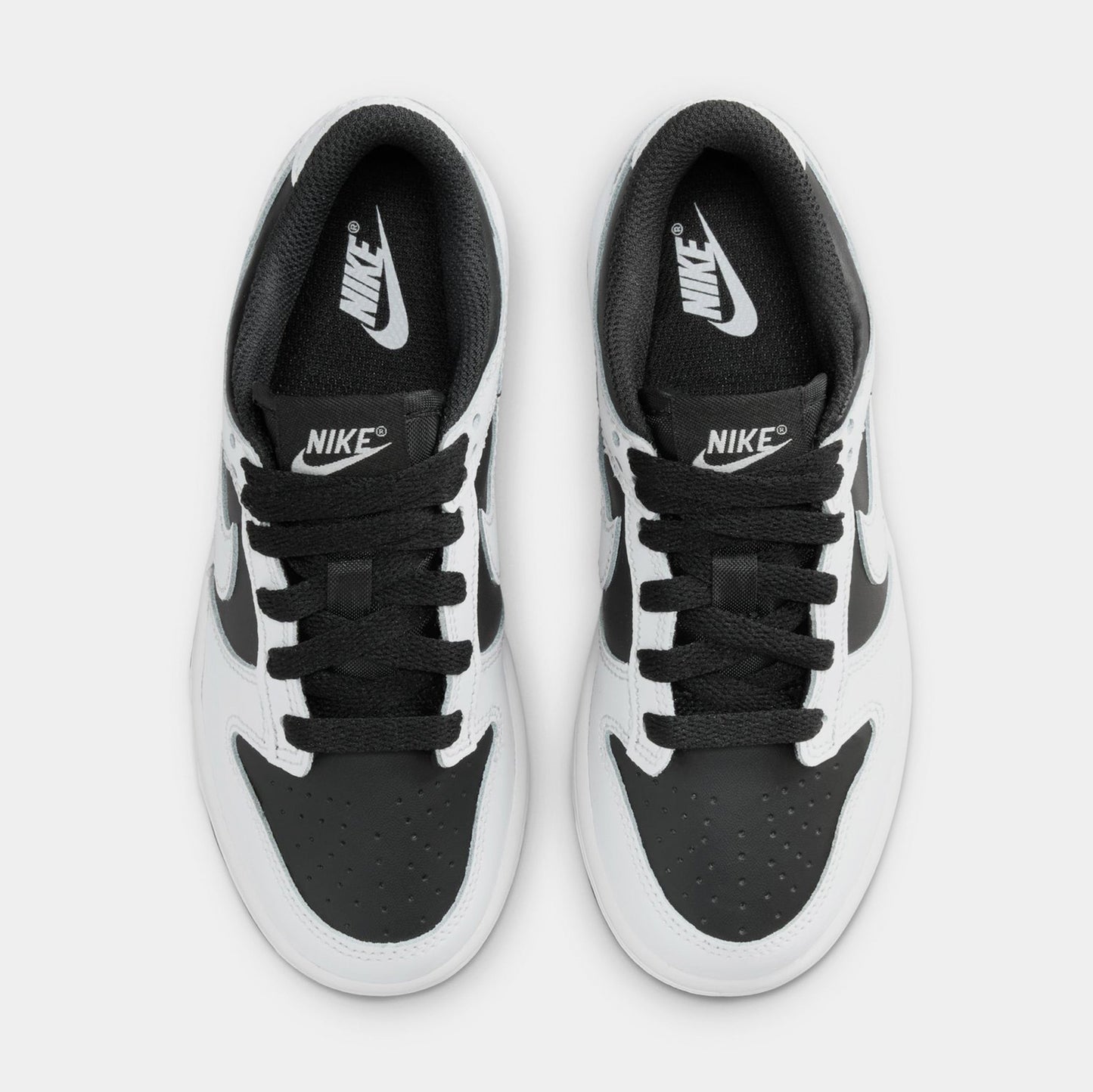 Dunk Low Preschool Lifestyle Shoes (Black/Platinum Tint/White)