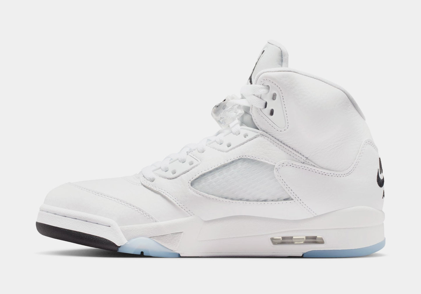 Air Jordan 5 Retro OG White Metallic Mens Lifestyle Shoes (White/Metallic Silver/Black) Free Shipping