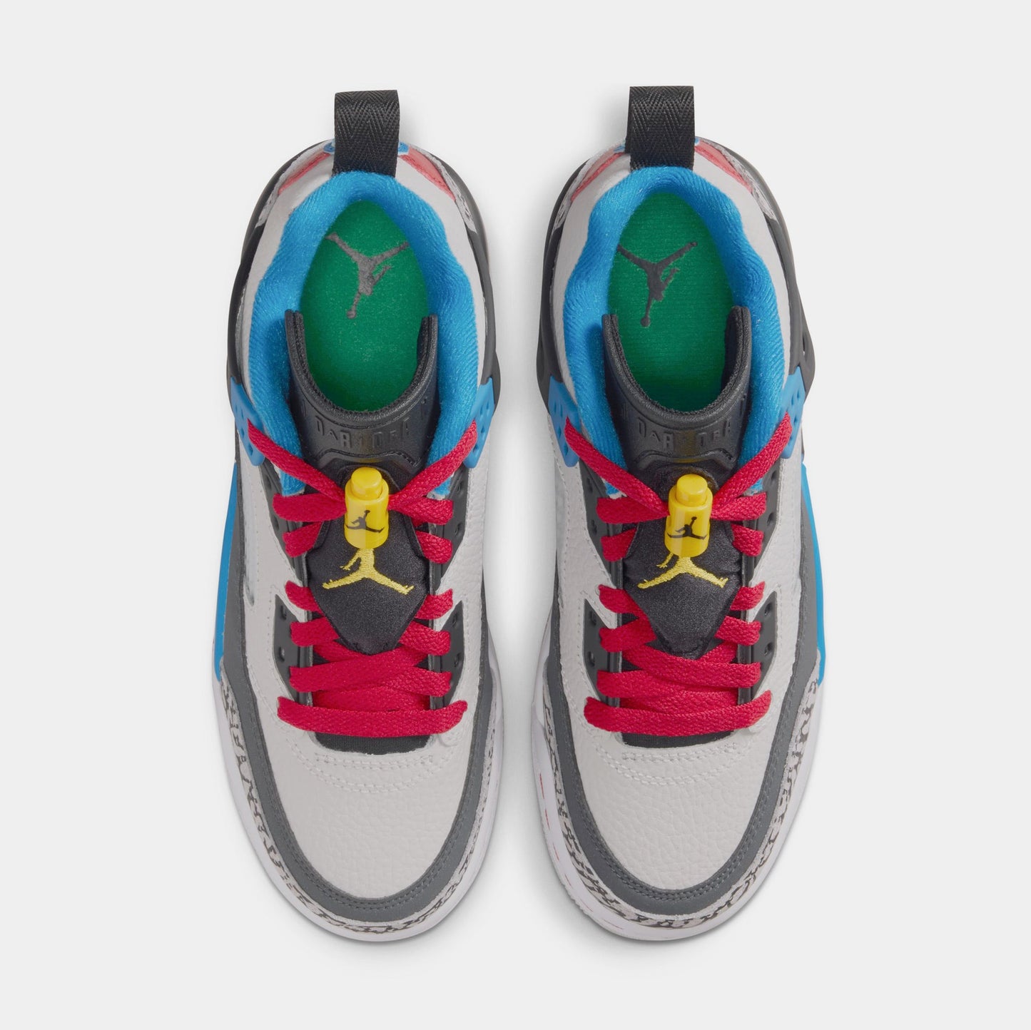 Spizike Low SE Grade School Lifestyle Shoes (Neutral Grey/Surf Blue/Dark Shadow/Varsity Maize)