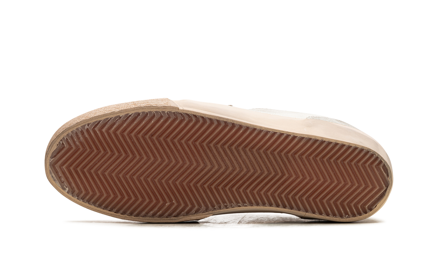 SSTAR 2 NYLON UPPER HF TONGUE SUEDE HEEL AND SPUR "WHITE ICE TAUPE" GWF00607.F005683.11638