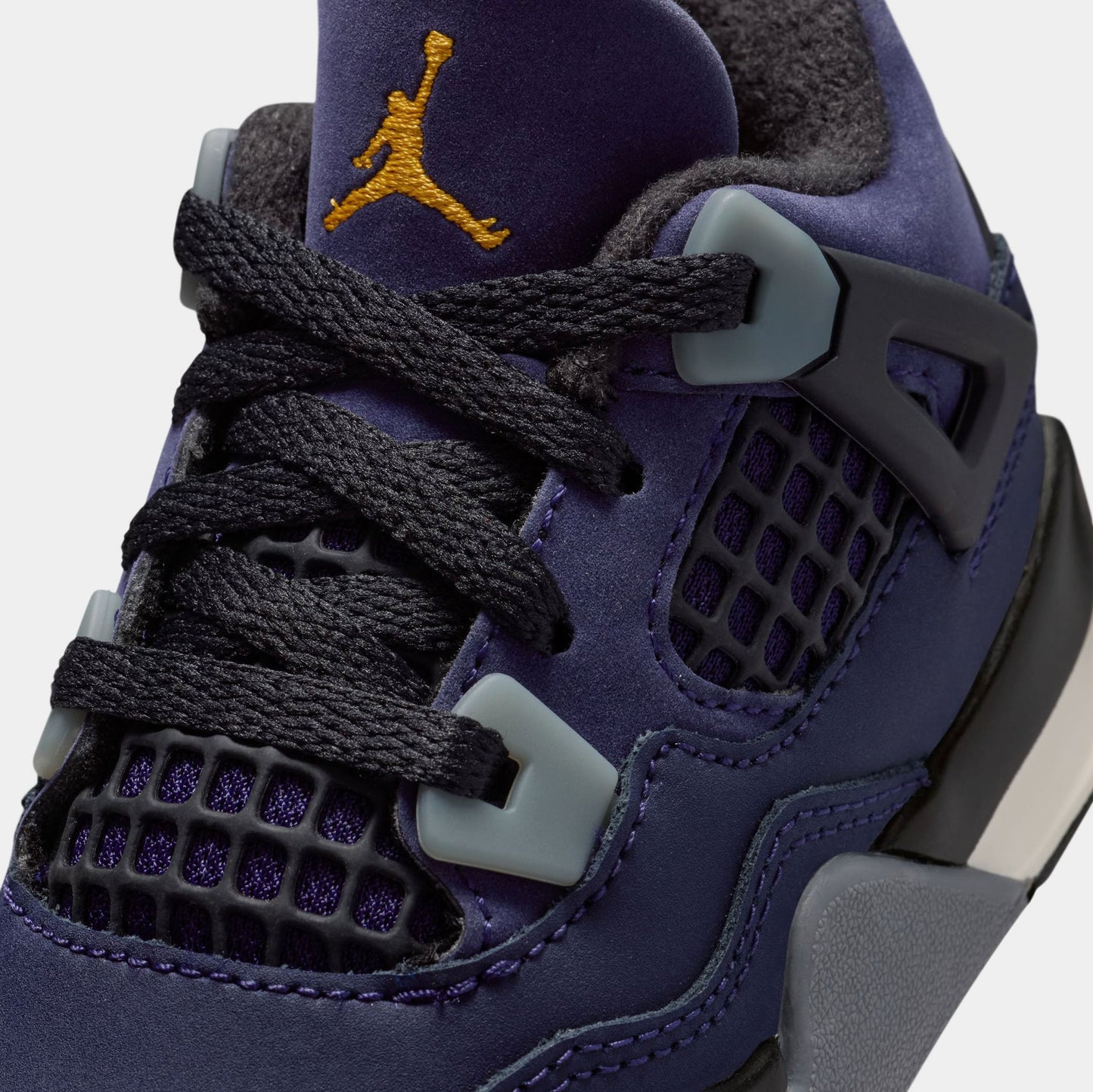 Air Jordan 4 Retro Imperial Purple Infant Toddler Lifestyle Shoes (Imperial Purple/Multicolor/Multicolor)