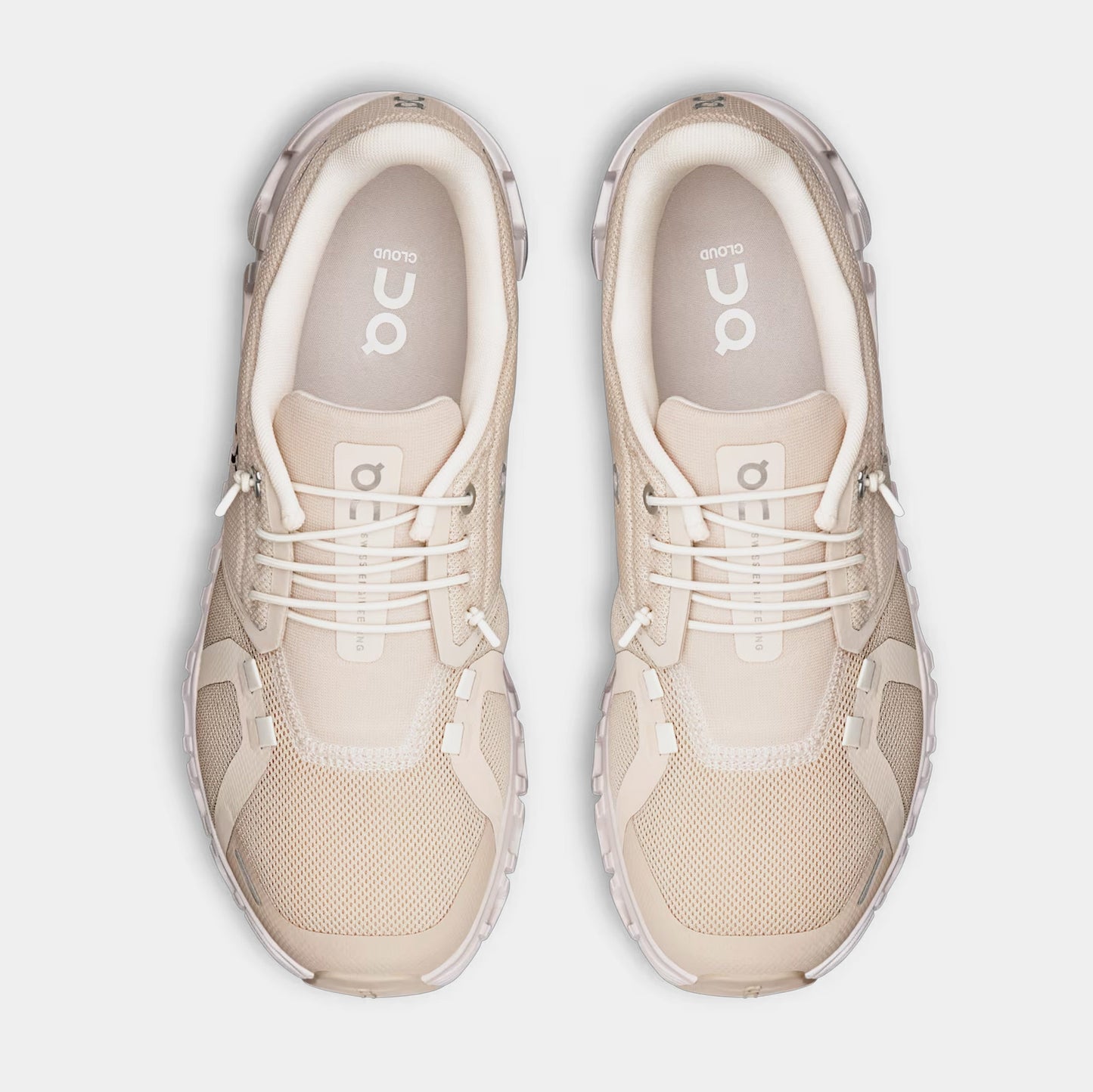 Cloud 6 Womens Running Shoes (Pearl/White/White)