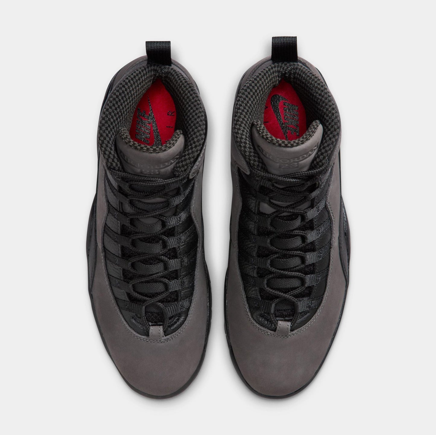 Air Jordan 10 Retro Shadow Mens Lifestyle Shoes (Charred Grey/True Red/Black) Limit One Per Customer
