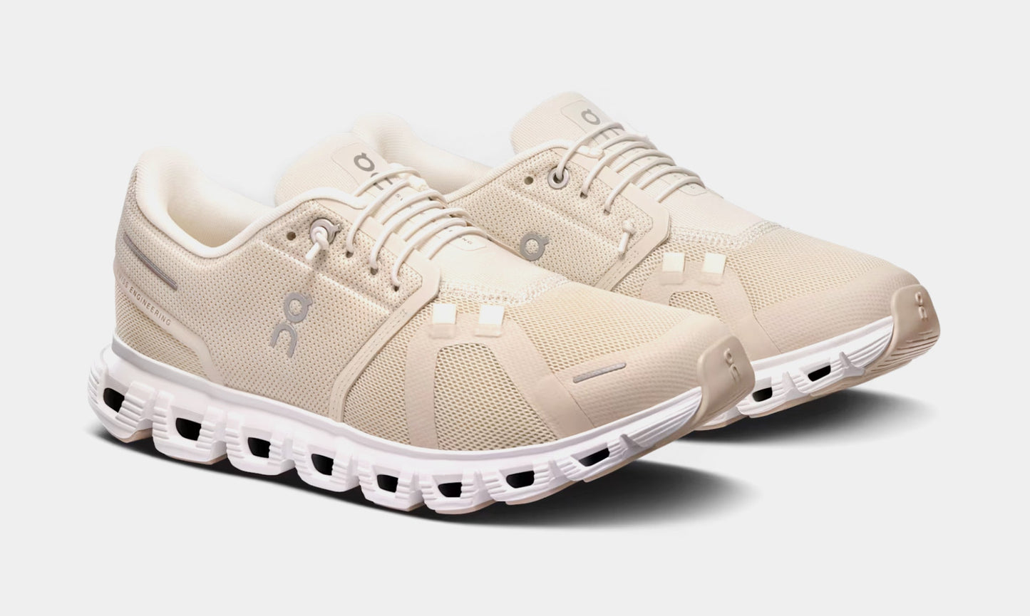 Cloud 6 Womens Running Shoes (Pearl/White/White)