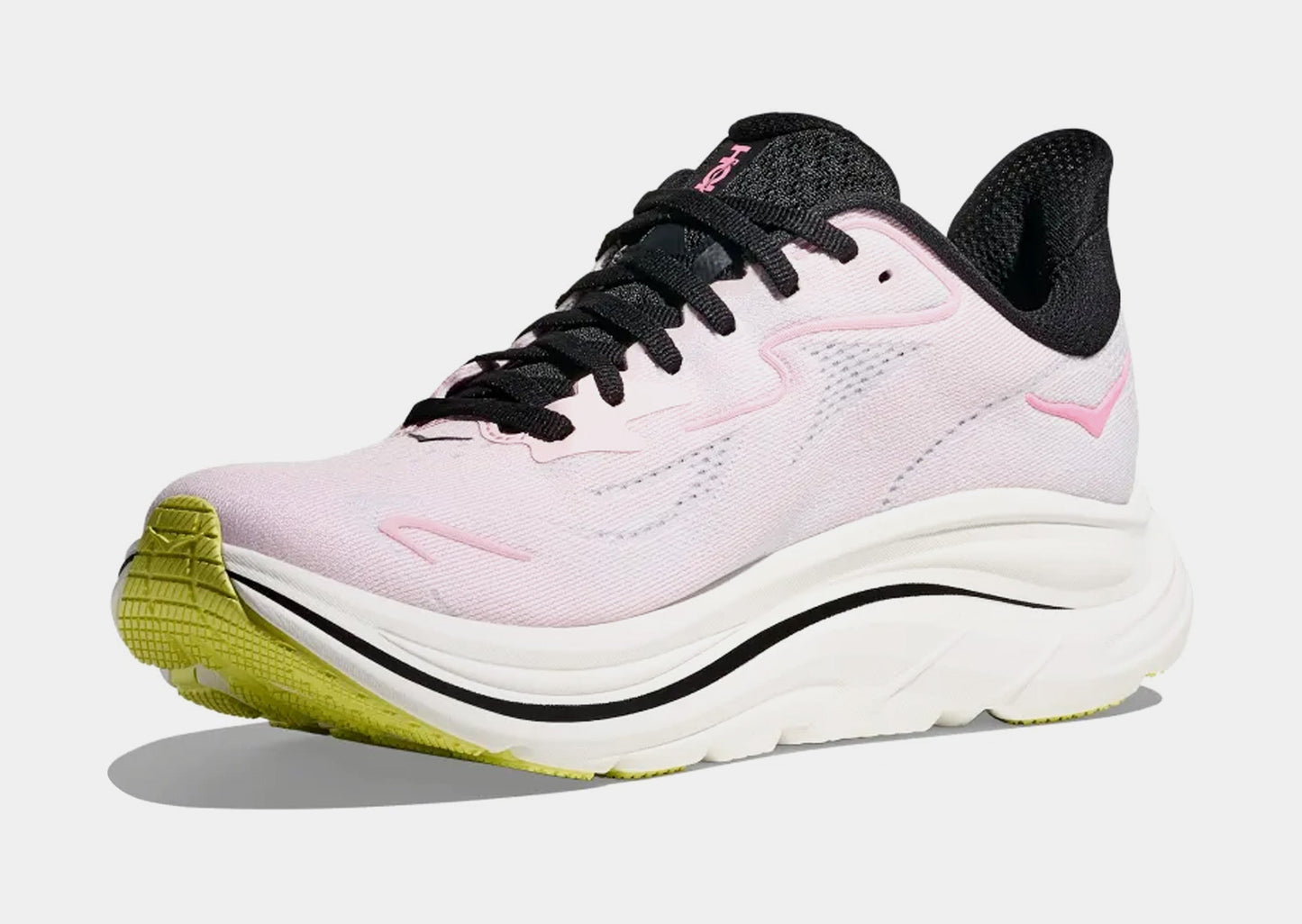 Clifton 10 Womens Running Shoes (Pink/White)