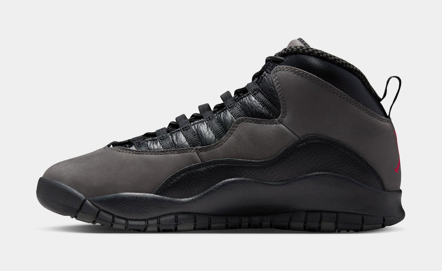 Air Jordan 10 Retro Shadow Mens Lifestyle Shoes (Charred Grey/True Red/Black) Limit One Per Customer