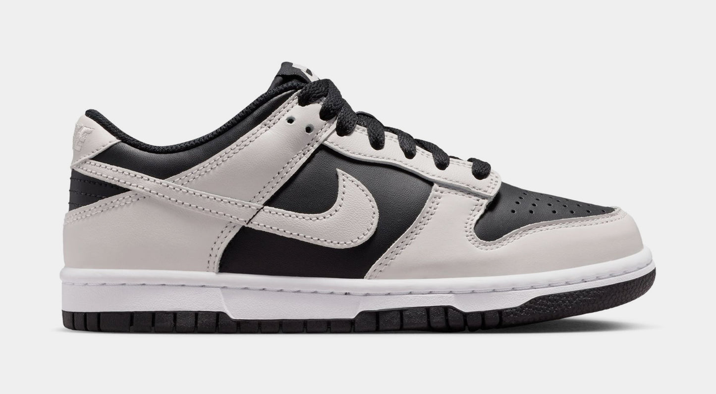 Dunk Low Grade School Lifestyle Shoes (Black/Platinum Tint/White)