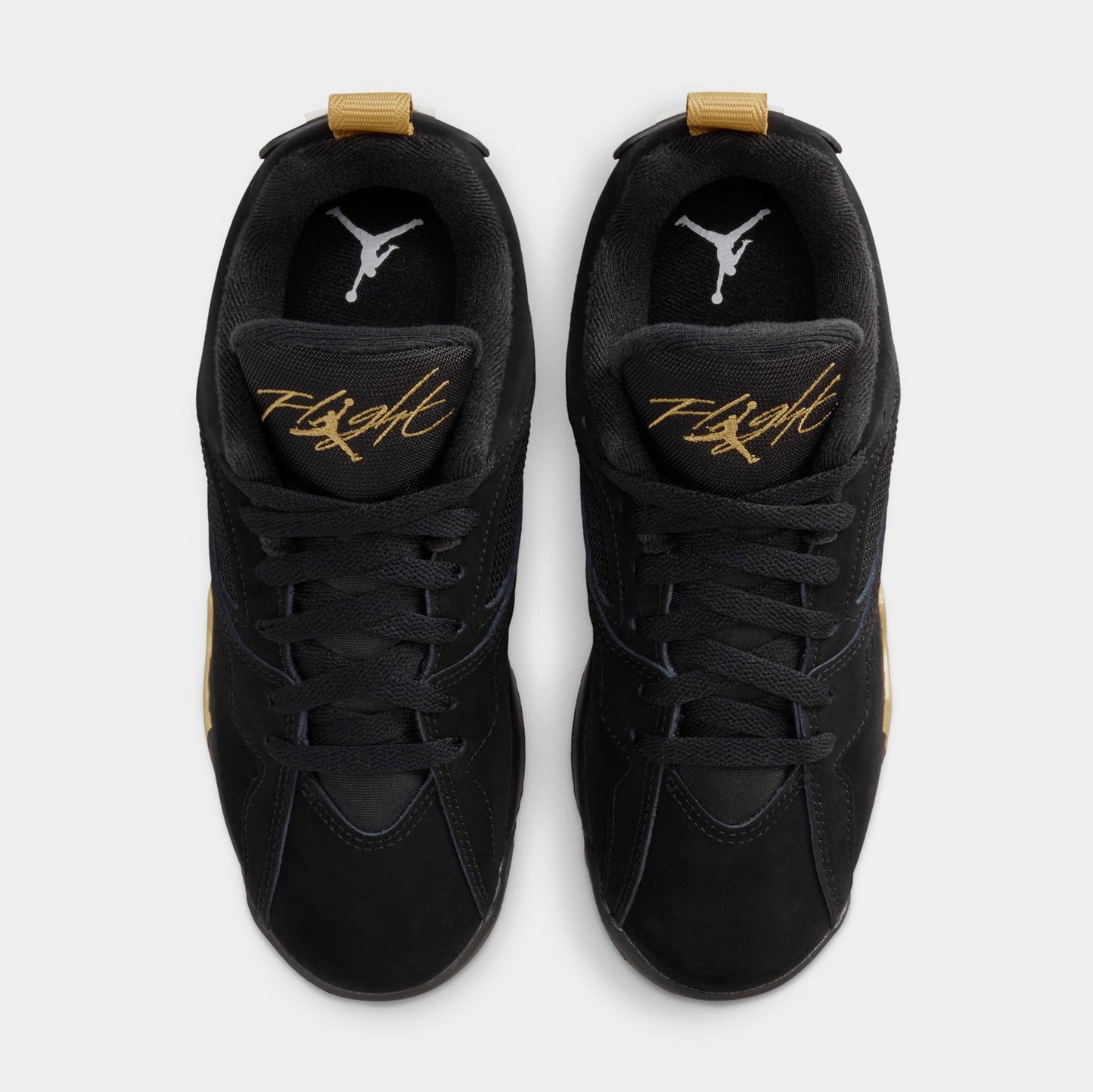 MVP 92 Grade School Basketball Shoes (Black/Metallic Gold/Sail)
