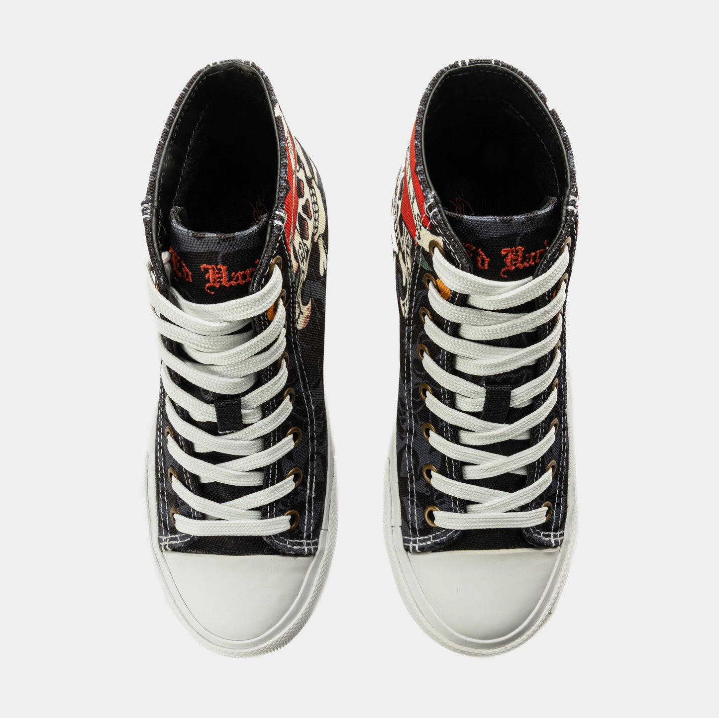 Kills Love Slowly High Top Womens Lifestyle Shoes (Black/White)