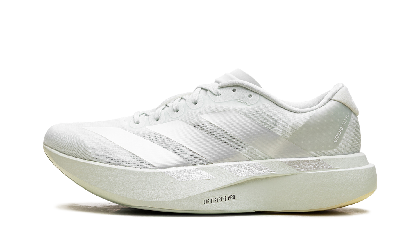 Adizero Evo SL Wmns "Metallic Silver / Crystal Jade" JR5840