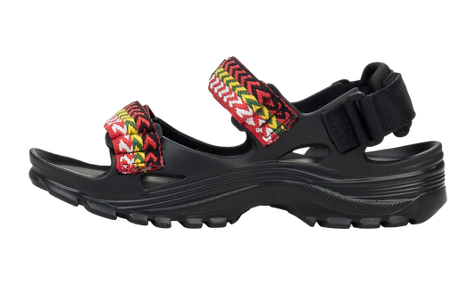 WAVE SANDALES CURB LANVIN X SUICOKE "Noir" FW SASS0N EVAT A23 10