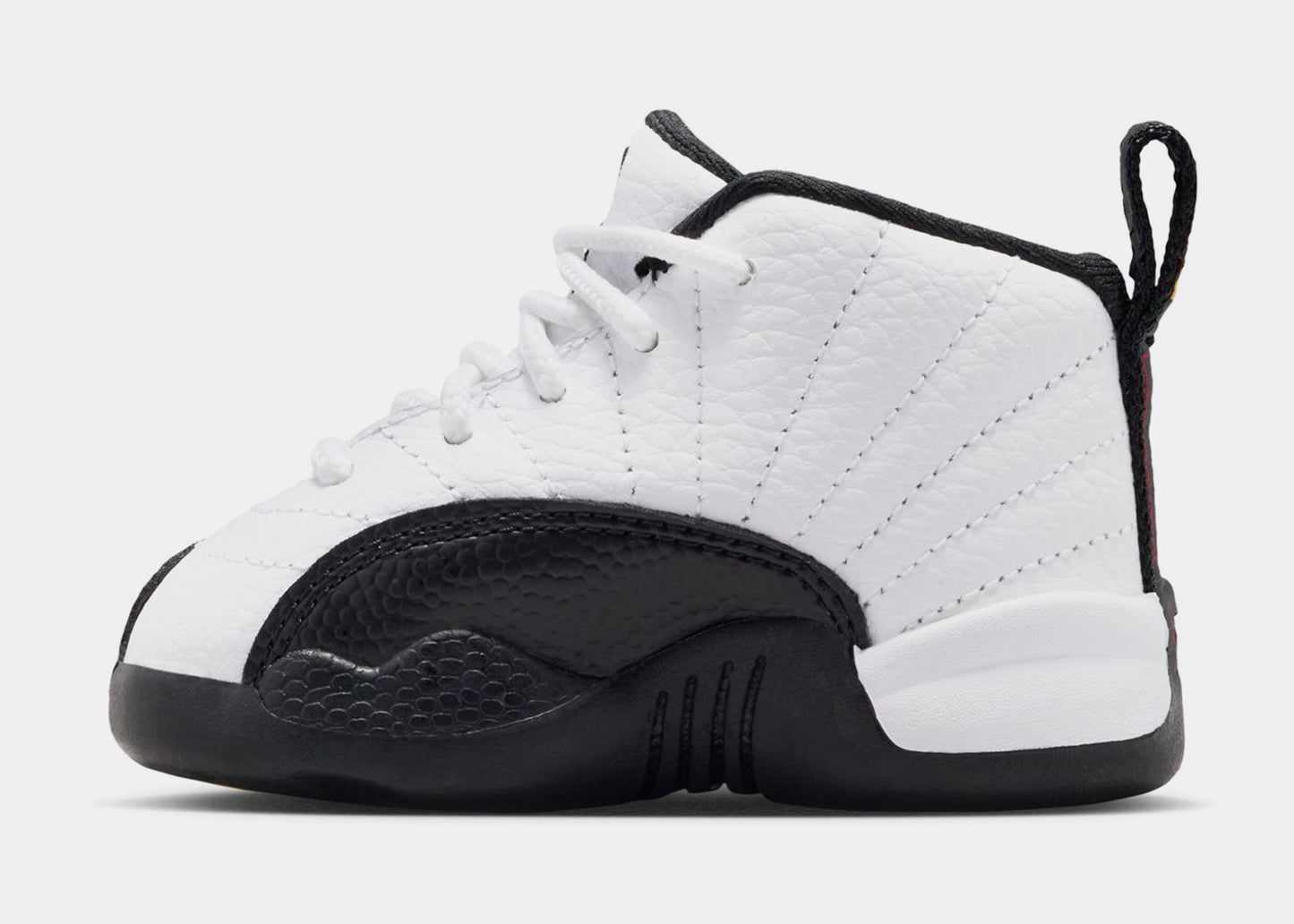 Air Jordan 12 Retro Taxi Infant Toddler Lifestyle Shoes (White/Black/Taxi)