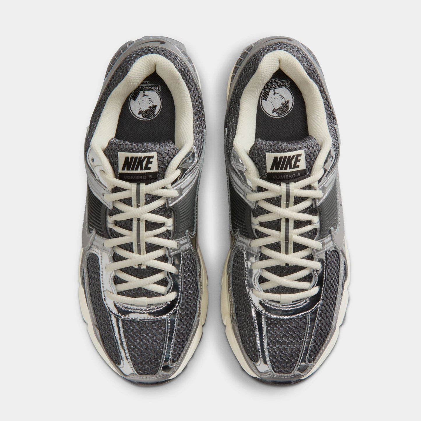 Zoom Vomero 5 Mens Running Shoes (Iron Grey/Chrome/Metallic Silver)