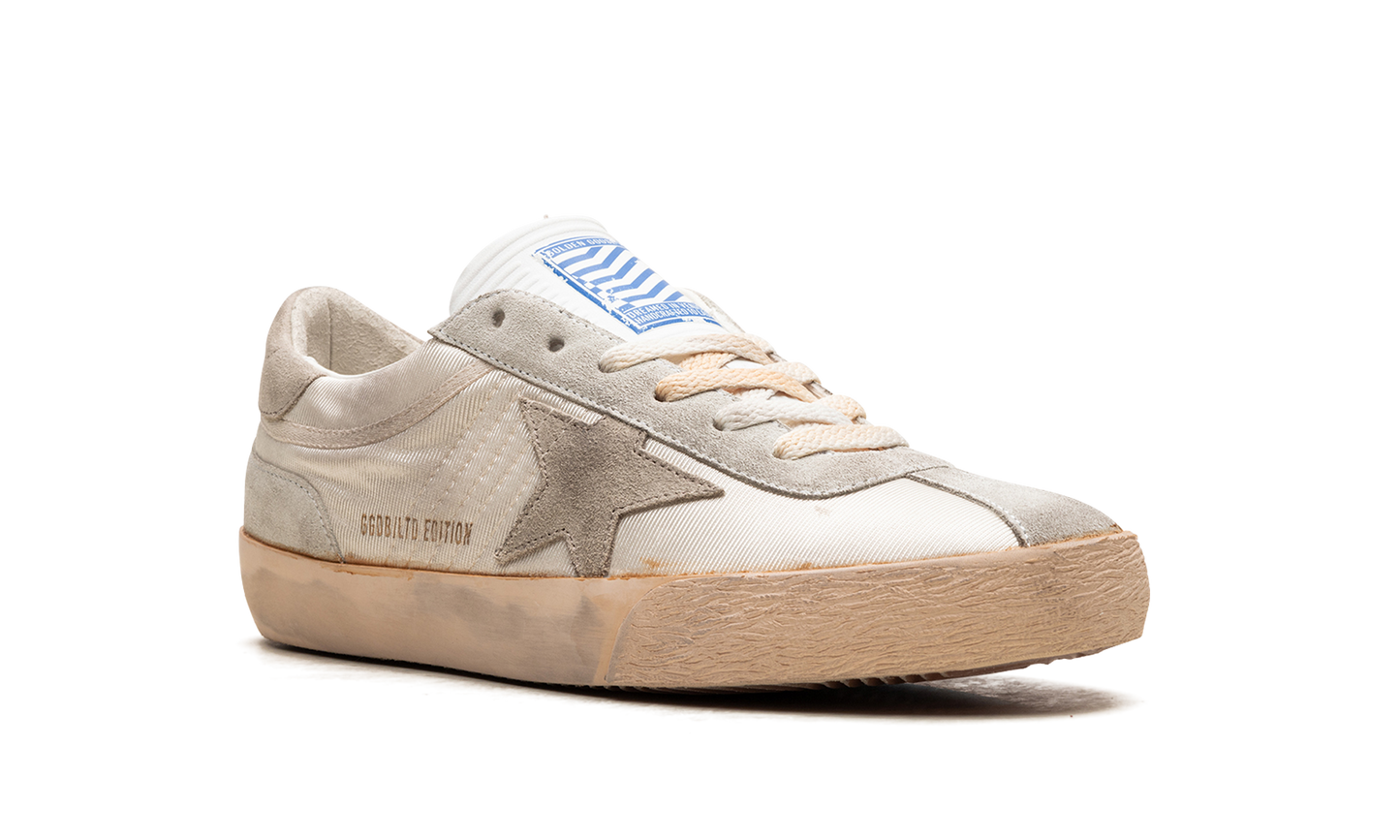 SSTAR 2 NYLON UPPER HF TONGUE SUEDE HEEL AND SPUR "WHITE ICE TAUPE" GWF00607.F005683.11638