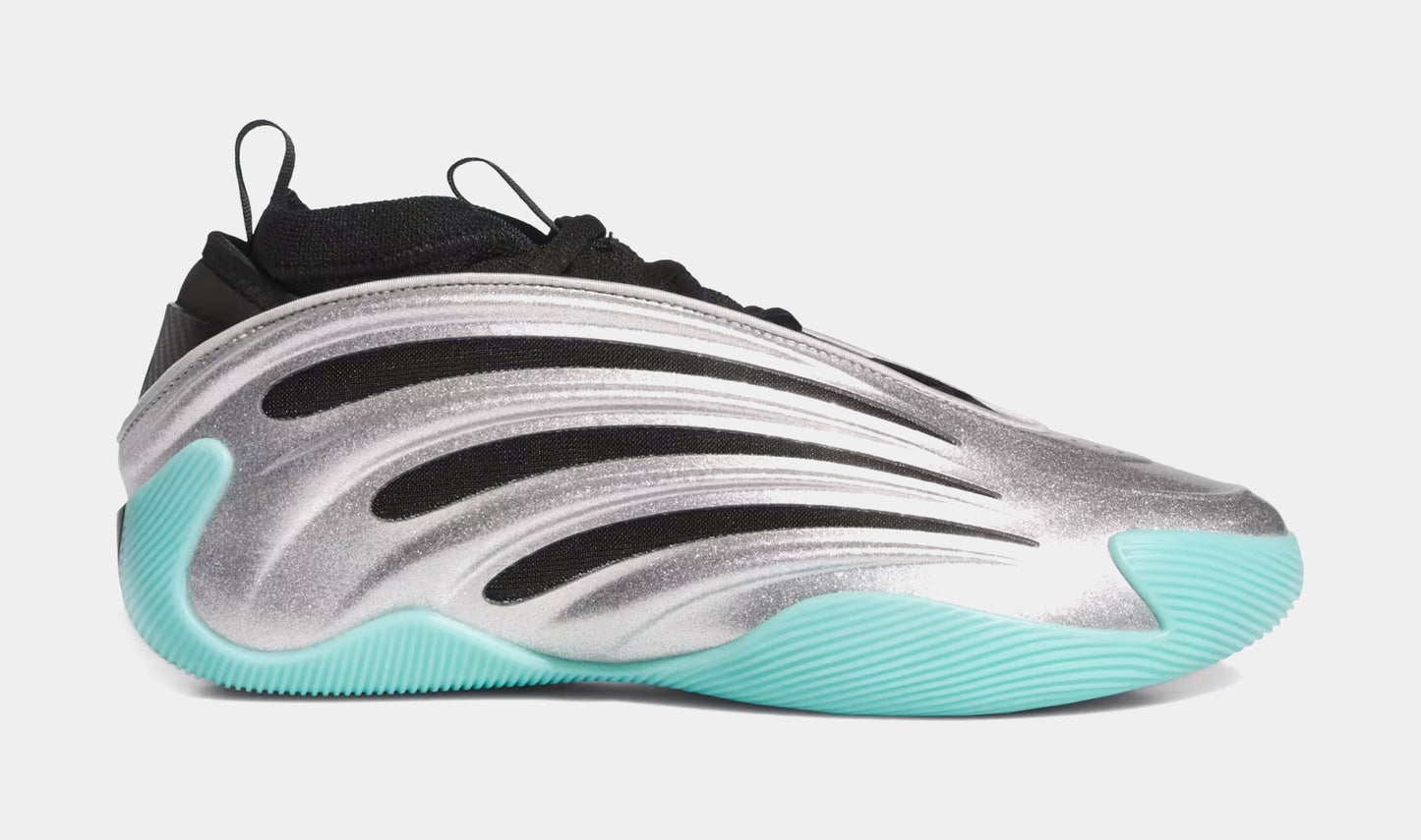 Harden Volume 9 Mens Basketball Shoes (Silver Metallic/Core Black/Flash Aqua)
