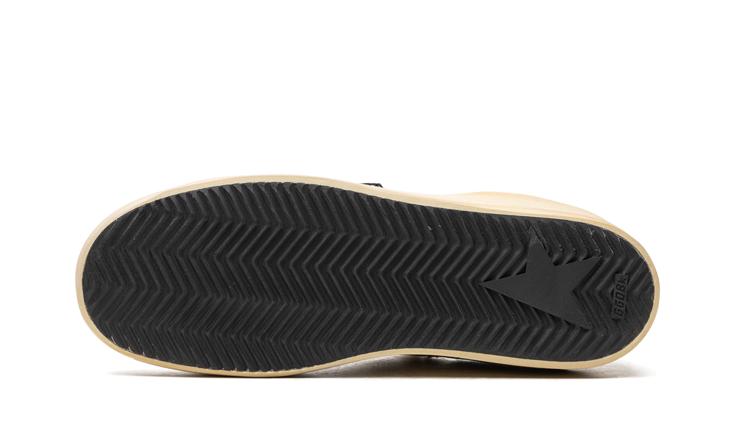STARDAN NAPPA NET AND FOAM UPPER LEATHER STAR NAPPA TOE AND TONGUE "ECRU PURPLE BLACK"