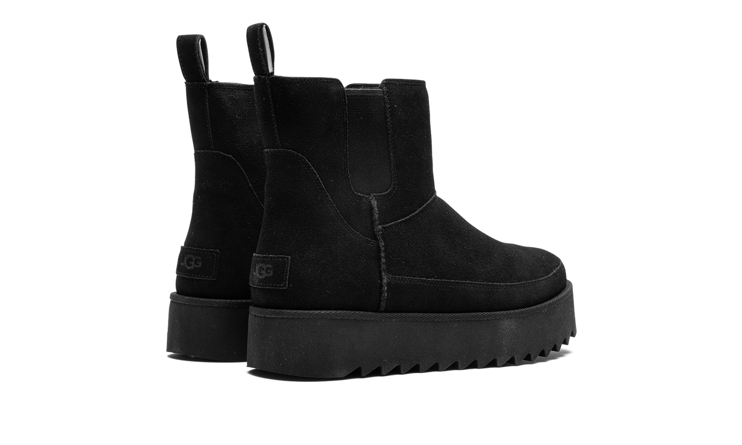 WMNS Chelsea Platform Mini "Black Suede" 1158051 BLK