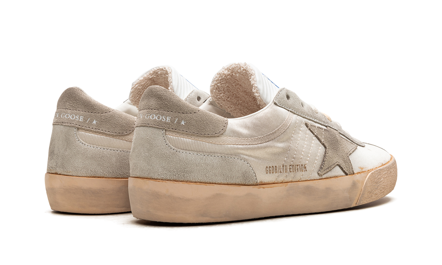SSTAR 2 NYLON UPPER HF TONGUE SUEDE HEEL AND SPUR "WHITE ICE TAUPE" GWF00607.F005683.11638