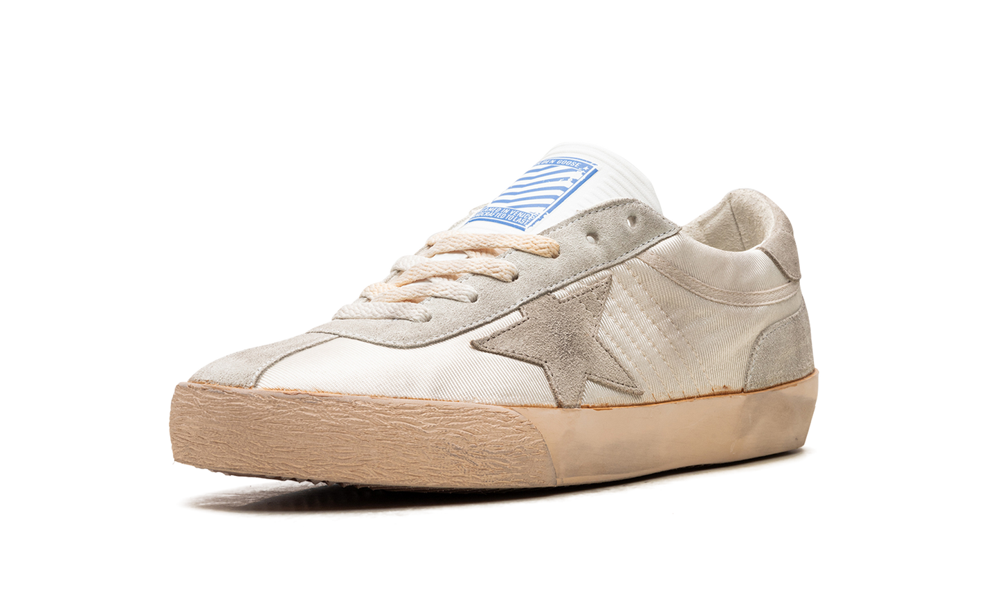 SSTAR 2 NYLON UPPER HF TONGUE SUEDE HEEL AND SPUR "WHITE ICE TAUPE" GWF00607.F005683.11638